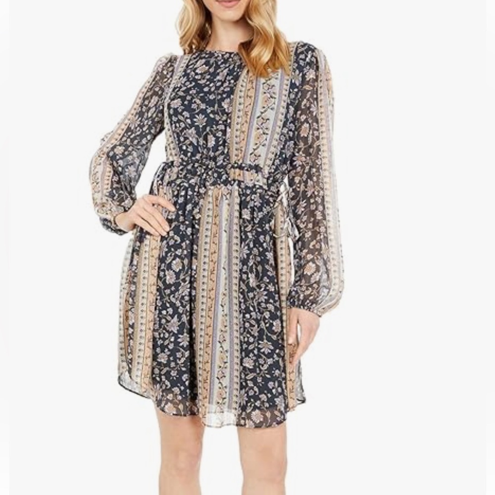 NEW Anthropologie Lost + Wander running free mini floral print dress, M